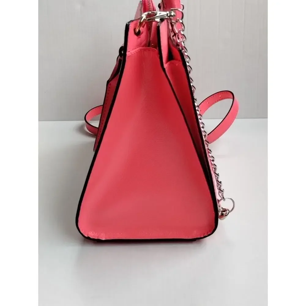 Kate Spade NY NEW Wellesley Quinn Pink Leather Satchel Crossbody Handbag Purse